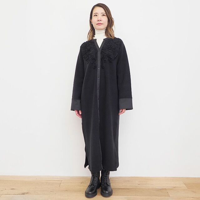TORRAZZO DONNA トラッツォドンナ 6237-391 チュール刺繍ニット 