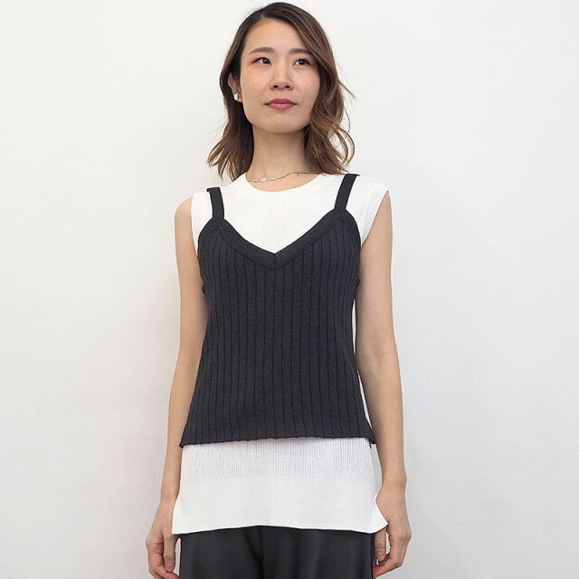 TORRAZZO DONNA トラッツォドンナ 6241-424 リブラメニットプル