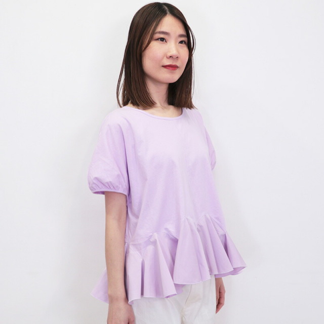 TORRAZZO DONNA トラッゾドンナ 6250-576 異素材コンビフリルT