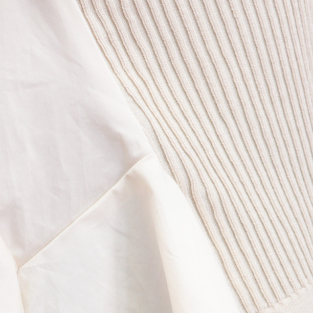 TORRAZZO DONNA トラッゾドンナ 6250-580 ニット×ラッフルパーツ 異