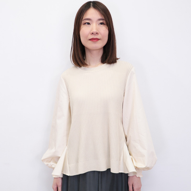 TORRAZZO DONNA トラッツォドンナ 6250-580 ニット×ラッフル