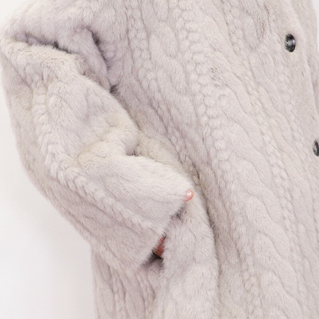 TORRAZZO DONNA トラッゾドンナ 6253-303 リバーシブルファーコート