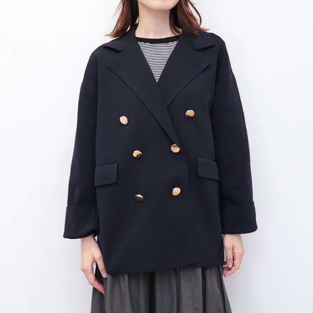 【新品未使用】TORRAZZO DONNA エコレザー×ボアジャケット エコレザーボンバージャケット M 【メール便対応不可