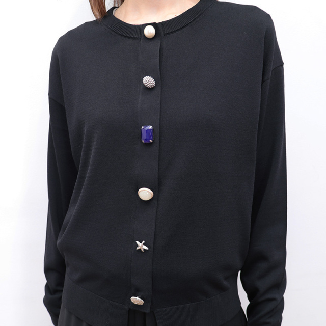 【新品・未使用】TORRAZZO DONNA ビジューカーディガン Torrazzo Donna カーディガン TORRAZZO DONNA:「手洗い可能