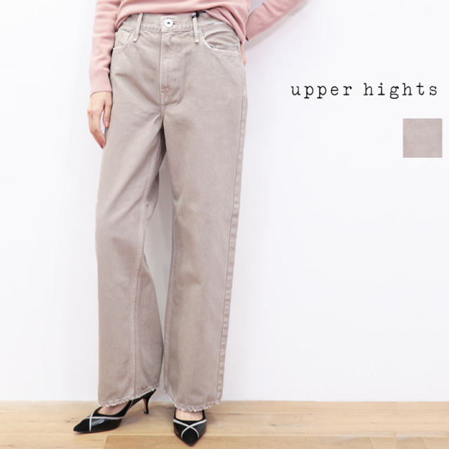 upper hights アッパーハイツ THE NIECE MID-RISE 103312602-MPL ミッドライズストレートデニムパンツ ワイドデニム ザ ニース | 25AW ボトムス