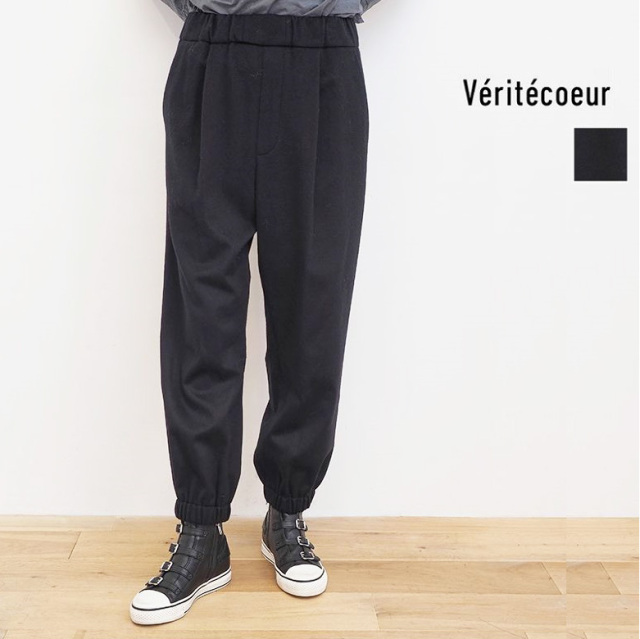 Veritecoeur ヴェリテクール VC-2554 バンドヘムウールパンツ ウール 