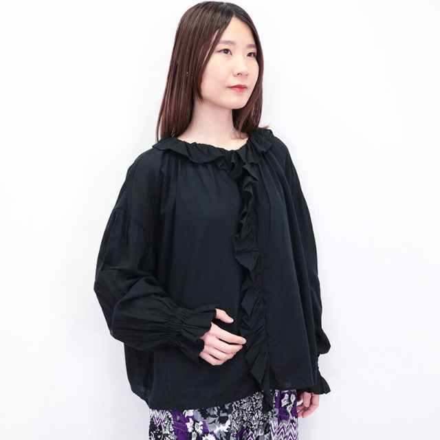 Veritecoeur ヴェリテクール VC-2725 フリルブラウス シャツ 長袖