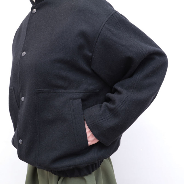 Veritecoeur ヴェリテクール VC-2791 ウールフラノブルゾン メルトン