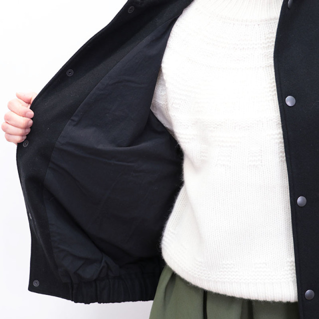 Veritecoeur ヴェリテクール VC-2791 ウールフラノブルゾン メルトン