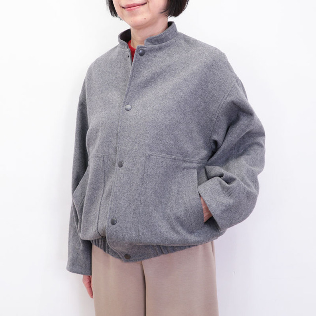 Veritecoeur ヴェリテクール VC-2791 ウールフラノブルゾン メルトン