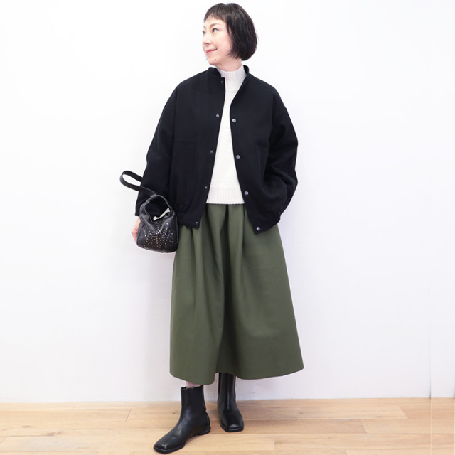 Veritecoeur ヴェリテクール VC-2791 ウールフラノブルゾン メルトン