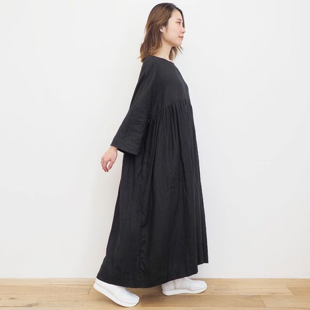 Veritecoeur ヴェリテクール ST-168L タック切り替えリネンシャツ  