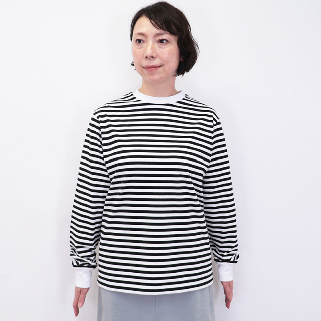 Curensology ボーダーロングスリーブＴ Curensology(カレンソロジー)/＜&RC＞ボーダーロングスリーブプル