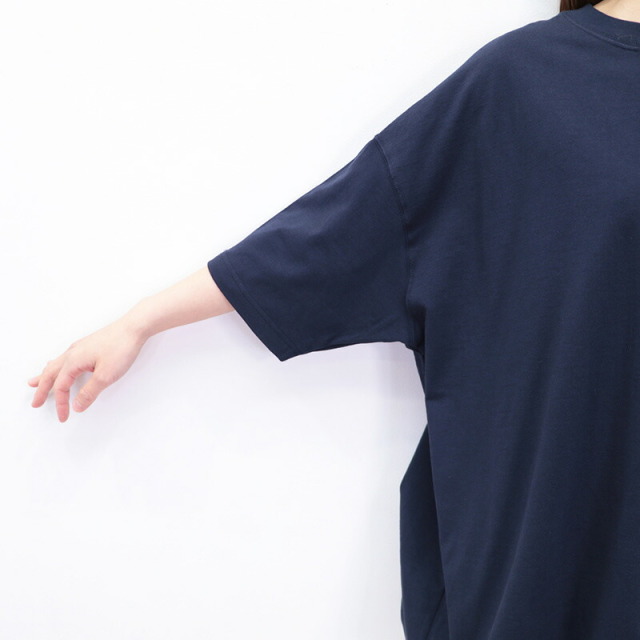 ヴェリテクール　シャーリングs/s VCC507 ネイビー Veritecoeur ヴェリテクール｜シャーリング S/S PULL OVER NAVY