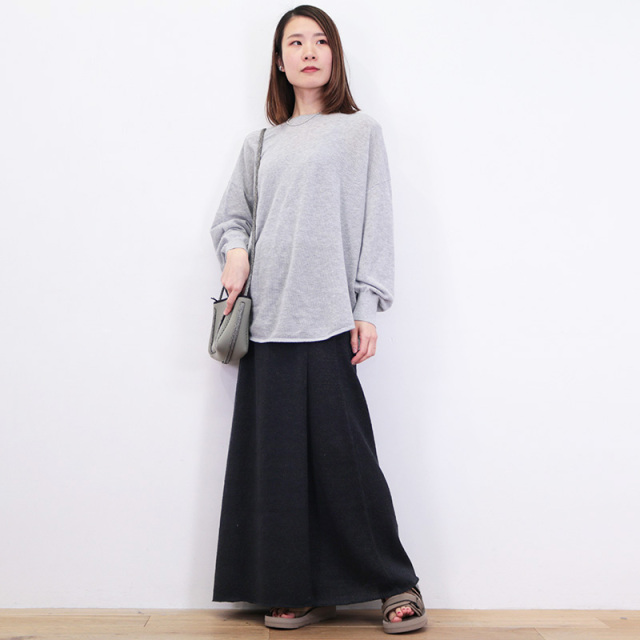 wa...lanceワランス*ニットロングスカート うれし