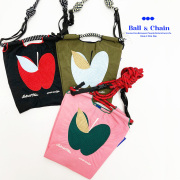 【30％OFF】Ball＆Chain ボール＆チェーン 323201 S.APPLE ＜Sサイズ＞ アップル りんご セキネショウゴ Shogo Sekine 北欧 ショルダーバッグ サコッシュ ミニバッグ ポシェット 刺繍 ギフト ボールチェーン BLUE LABEL ボールアンドチェーン