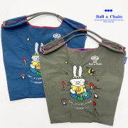 【30％OFF】Ball＆Chain ボール＆チェーン 322002  BOBBY B.RABBIT  ＜Mサイズ＞  ラビット  ウサギ  うさぎ  BOBBY DAZZLER トートバッグ エコバッグ ショッピングバッグ ハンドバッグ 刺繍 ギフト ボールチェーン BLUE LABEL ボールアンドチェーン | バッグ 定番