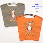 Ball＆Chain ボール＆チェーン 301071 HORSE SHOE ＜Mサイズ＞  ホースシュー 馬 トートバッグ エコバッグ ショッピングバッグ ハンドバッグ 刺繍 ギフト ボールチェーン BLUE LABEL ボールアンドチェーン