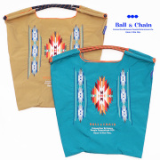 Ball＆Chain ボール＆チェーン 301053 NATIVE2 ネイティブ2 民族柄 ＜Mサイズ＞トートバッグ エコバッグ ショッピングバッグ ハンドバッグ 刺繍 ギフト ボールチェーン BLUE LABEL ボールアンドチェーン