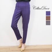【90%OFF】CELLAR DOOR セラードアー  ILDE フロントシーム ポリエステルスリムイージーパンツ | 20AW ボトムス 秋冬