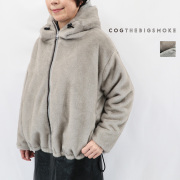 COG THE BIG SMOKE コグザビッグスモーク 15802-266-1517-1 ODALIS ZIP PARKA エコミンクファー ジップパーカー リバーシブルパーカー スウェットパーカー フーディー  ECO MINK - C15 | アウター 26AW 秋冬