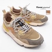 FLOWER MOUNTAIN フラワーマウンテン FM63680 YAMANO3 ローカットスニーカー Stone/Dry mud ナイロン×スウェード マルチカラー ウォーキングシューズ ヤマノ3 | 25AW シューズ