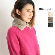 【90%OFF】manipuri マニプリ ファーティペット Furtube Rex Rabbit グレー ベージュ ホワイト ブラウン｜アクセサリー 18AW