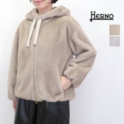 11/4販売開始 HERNO ヘルノ GI000318D エコファーブルゾン フーディーパーカー   | 25AW アウター 秋冬