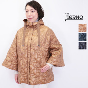 ★25AW HERNO GLOSS キルティング ケープ ダウンジャケット 楽天市場】HERNO ヘルノ A-Shape Fur Down Jacket ダウン