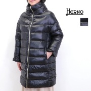 HERNO ヘルノ PI1283DIC シャイニーナイロンミドルダウンジャケット ダウンコート ロングダウン | アウター 秋冬
