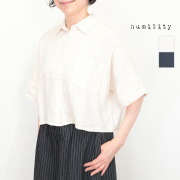humility ヒューミリティー 67216190 ハーフスリーブリネンシャツ ブラウス | トップス 春夏 26SS