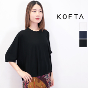 KOFTA コフタ 572958 ペーパーコットンTシャツ コットン100％ 綿100％  | トップス 春夏 24SS