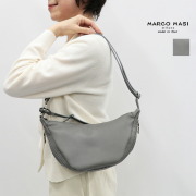 MARCO MASI マルコマージ 3790 SAUVAGE 三日月型 レザーショルダーバッグ 半月型 レザーバッグ 本革 表革 | 秋冬 バッグ 26AW