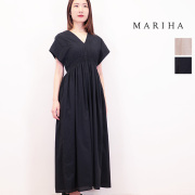 MARIHA マリハ 3211244001 夏の光のドレス Vネック ウエストギャザーワンピース  |  24SS 春夏