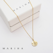 MARIHA マリハ ネックレス ゼウス Ancient Memories Zeus Vase コインネックレス オーバル 40cm シルバー925/18金メッキ 1602202011　| アクセサリー 定番