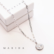 MARIHA マリハ ネックレス Ancient Memories Horse SV925 ホース コインネックレス ロングレクタングル 45cm 馬 | アクセサリー 24SS