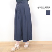 MAT DE MISAINE マドゥミゼーヌ 67911540 フロントタック コットンキュロットパンツ JAKARTA コットン 綿 | ボトムス 春夏 26SS