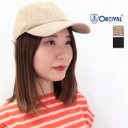 ORCIVAL オーシバル OR-H0362 ラフィアライクキャップ 帽子 ベージュ ブラック 6P CAP  | 26SS ファッショングッズ 春夏