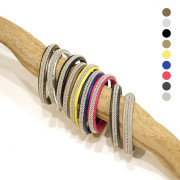 【70%OFF】HANNA WALLMARK ハンナウォールマーク  RAK ブレスレット ミサンガ  アクセサリー プレゼント ギフト レザー 本革 鹿革 北欧 スウェーデン
