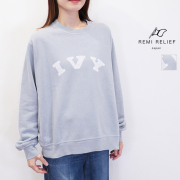 REMI RELIEF レミレリーフ 29373156  SP加工 3飛び 裏毛クルーネックスウェットプルオーバー  New Fit IVY ロゴスウェット | 25AW トップス 秋冬