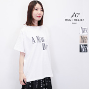 REMI RELIEF レミレリーフ RN29373218 16/-天竺Tシャツ A NEW DAY 半袖 プリントTシャツ | 25AW トップス 秋冬