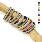 【70%OFF】HANNA WALLMARK ハンナウォールマーク  SAMIS ブレスレット ミサンガ  アクセサリー プレゼント ギフト レザー 本革 鹿革 北欧 スウェーデン