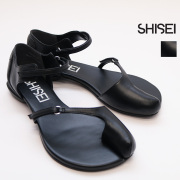 SHISEI シセイ 42025O サムホールサンダル ストラップフラットサンダル  THUMBHOLE SANDALS ペタンコ レザーサンダル ローヒール シーセイ | 春夏 シューズ