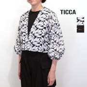 TICCA ティッカ TBFS-133 フラワーレースジャケット ライトアウター ブルゾン | 26SS アウター 春夏