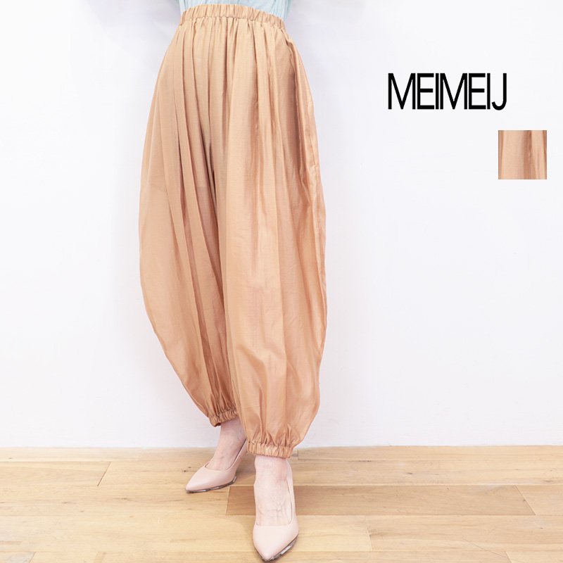 MEIMEI J メイメイジェイ 32525022 シースルーバルーンワイドパンツ シフォン | 25SS ボトムス 春夏