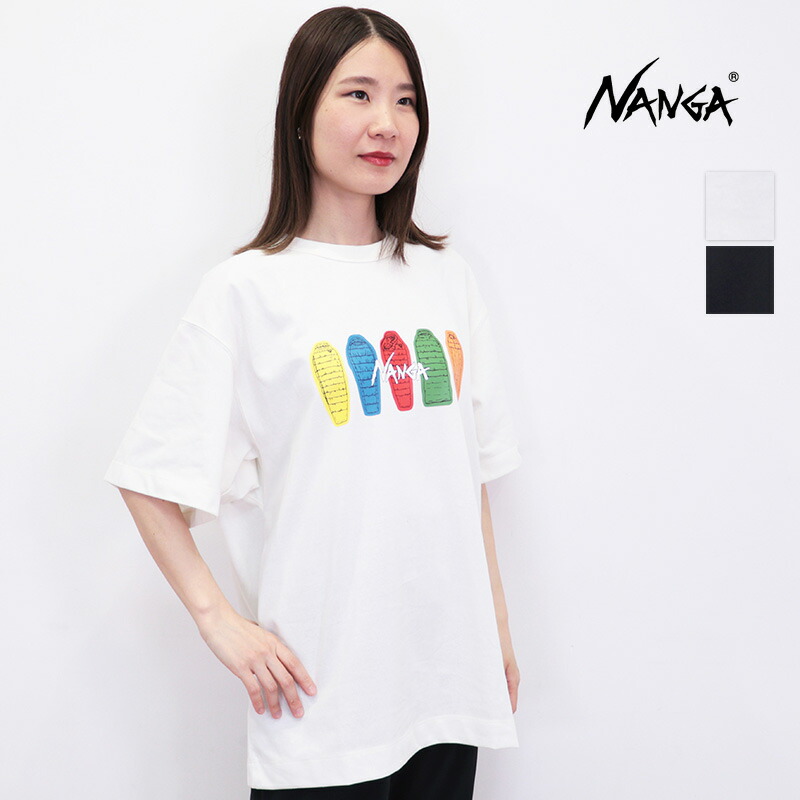 NANGA ナンガ N2500-1M023Z エコハイブリットTシャツ 寝袋 スリーピングバッグ ねぶくろ ECOHYBRID TEE (SB PT) | 25SS トップス 春夏