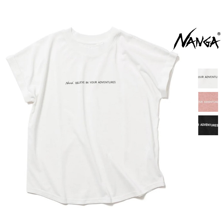 NANGA ナンガN2501-1M511B ドライミックスタグラインショートスリーブTシャツ フレンチスリーブ DRY MIX TAGLINE S/S TEE | 26SS トップス 春夏