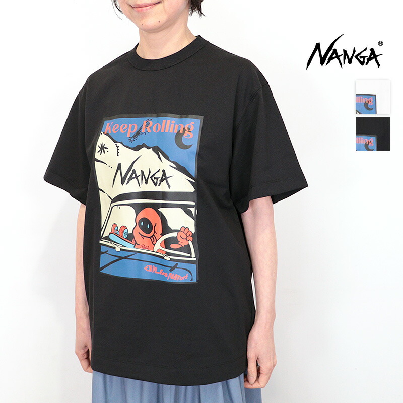 NANGA ナンガ N2610-1M037Z エコハイブリッド キープローリング Tシャツ ECO HYBRID KEEP ROLLING TEE メンズ レディース ユニセックス | 26SS トップス 春夏