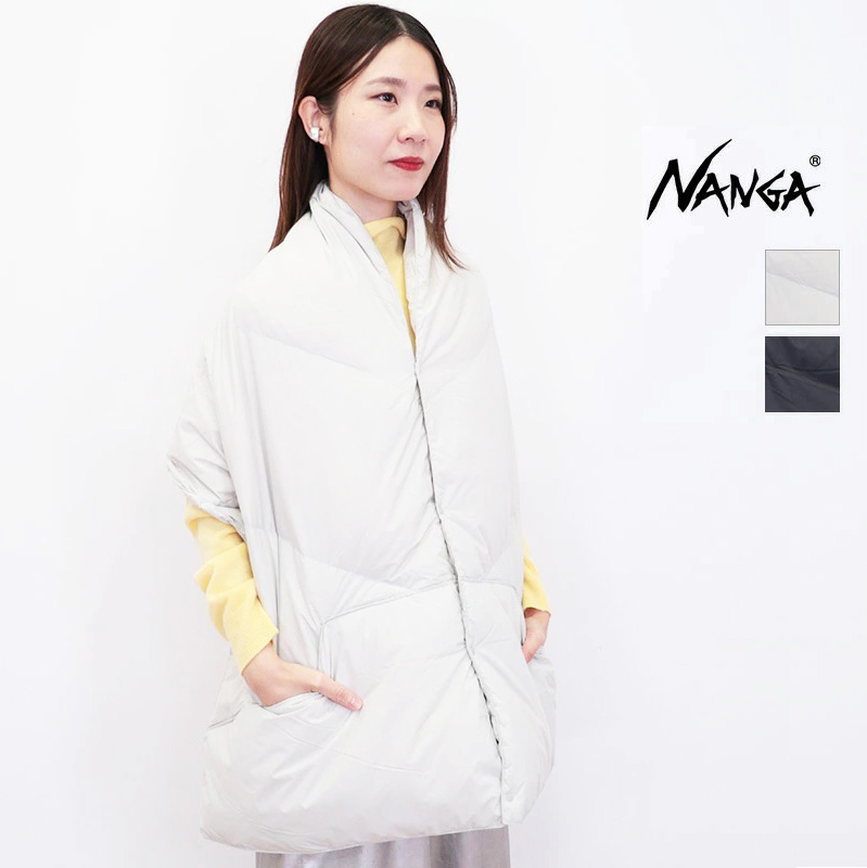 NANGA ナンガ ND2442-3C605-B ダウンポンチョマフラー  ダウンケープ ストール DOWN PONCHO MUFFLER | 24AW アウター 秋冬