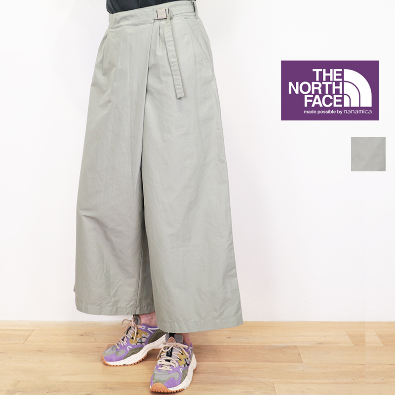【正規品】THE NORTH FACE PURPLE LABEL ノースフェイス パープルレーベル N26SC077 ダブルピークフィールドラップキュロット ワイドパンツ  Double Peak Field Wrap Culotte | 26SS ボトムス 春夏